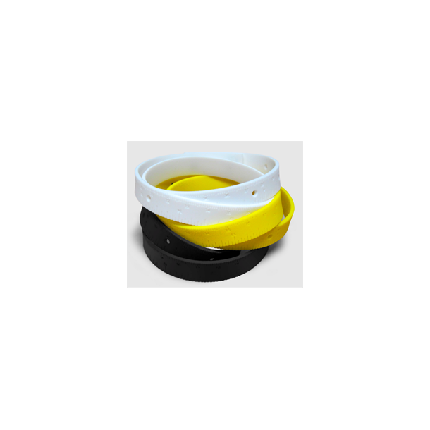 RUBBER WRIST RULER - Armbnd/Mlbnd - Silikon